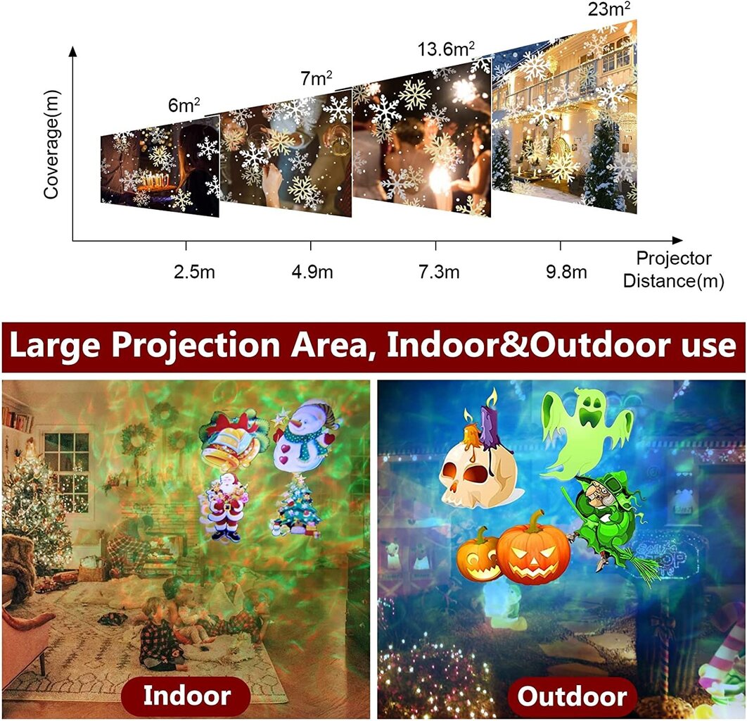 Klighten led prožektors cena un informācija | Svētku dekorācijas | 220.lv