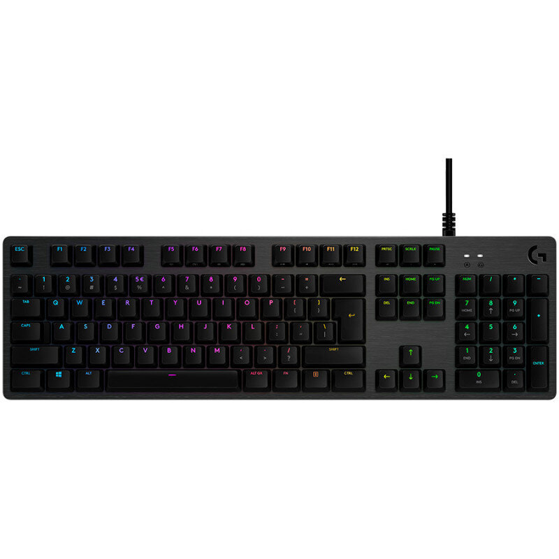 Logitech G512 Carbon GX Brown Switches cena un informācija | Klaviatūras | 220.lv