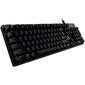 Logitech G512 Carbon GX Brown Switches cena un informācija | Klaviatūras | 220.lv