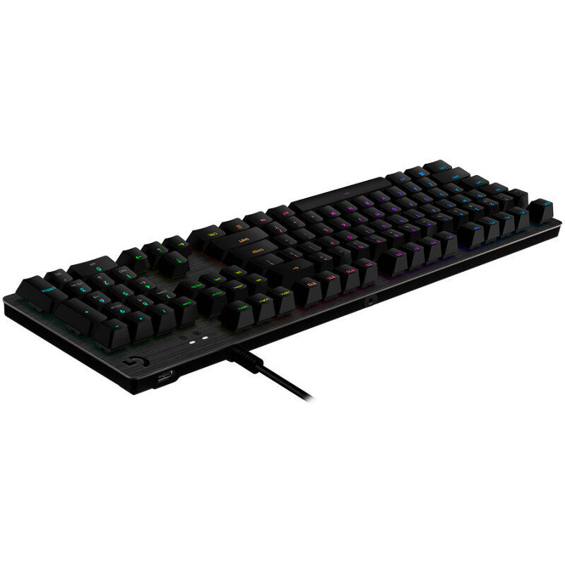 Logitech G512 Carbon GX Brown Switches cena un informācija | Klaviatūras | 220.lv