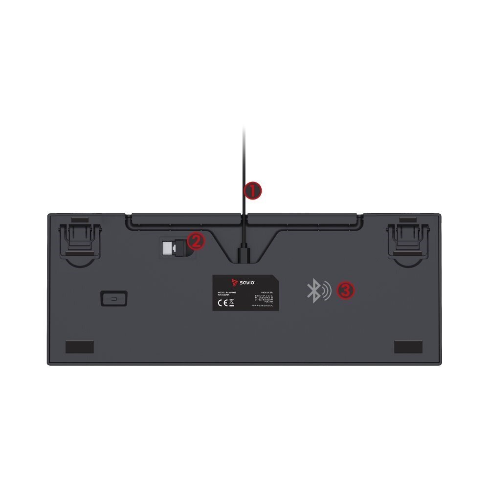 Savio Rampage Brown cena un informācija | Klaviatūras | 220.lv