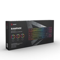 Клавиатура Savio Rampage Brown цена и информация | Клавиатуры | 220.lv