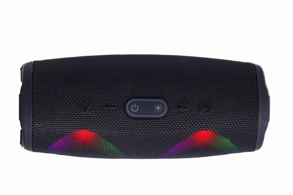 Skaļrunis Gembird Bluetooth LED Speaker Black цена и информация | Skaļruņi | 220.lv