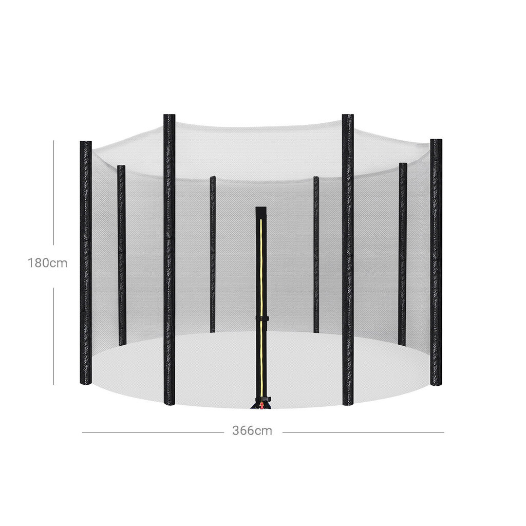 Drošības tīkls batutam Ø 366 cm cena un informācija | Batuti | 220.lv