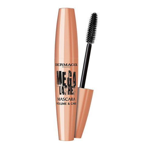 Dermacol Mega Lashes Volume & Care Mascara - Skropstu tuša, 11.5 ml cena un informācija | Acu ēnas, skropstu tušas, zīmuļi, serumi | 220.lv