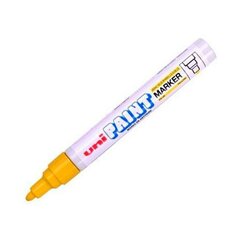 Стойкий маркер Uni-Ball Paint Marker PX-20, жёлтый, 12 шт. цена и информация | Принадлежности для рисования, лепки | 220.lv