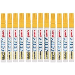 Permanentais marķieris Uni-Ball Paint Marker PX-20 Dzeltens 12 gb. cena un informācija | Modelēšanas un zīmēšanas piederumi | 220.lv