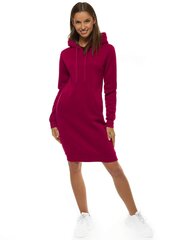 Sieviešu bordo krāsas kleita ar kapuci Margaret JS/YS10005-50114-XL cena un informācija | Kleitas | 220.lv