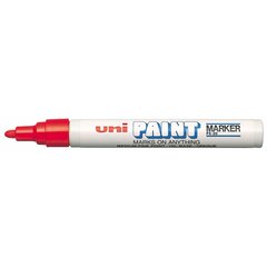 Permanentais marķieris Uni-Ball Paint Marker PX-20 Sarkans 12 gb. cena un informācija | Kancelejas preces | 220.lv