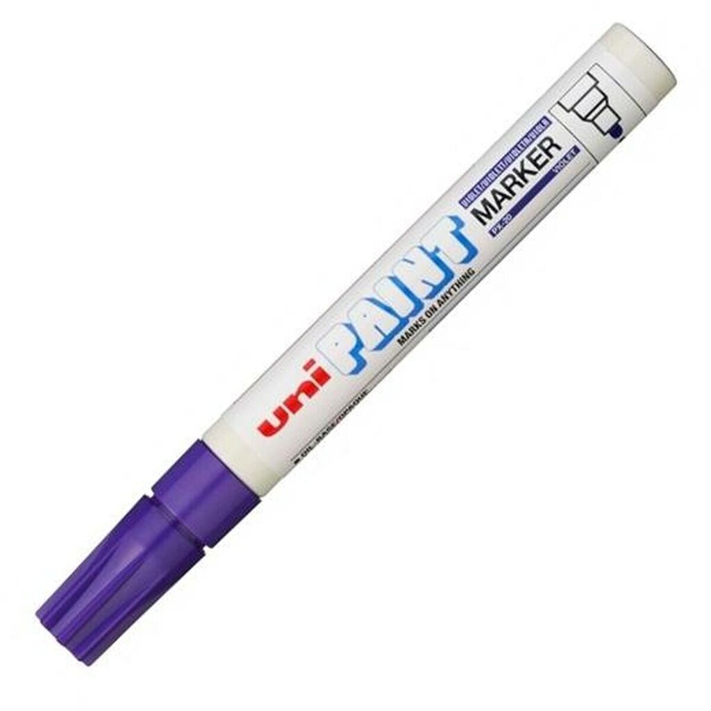 Permanentais marķieris Uni-Ball Paint Marker PX-20 Violets 12 gb. цена и информация | Kancelejas preces | 220.lv