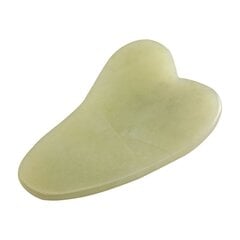 Нефритовый камень GUA SHA для массажа лица цена и информация | Массажеры для лица, инструменты для чистки лица | 220.lv