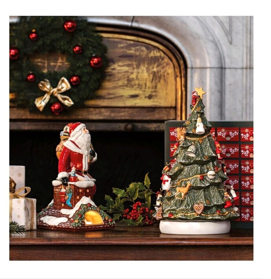 Villeroy & Boch Christmas Toy's Memory porcelāna dekorācija/svečturis ar melodiju 23.5 x 17 x 32cm cena un informācija | Ziemassvētku dekorācijas | 220.lv