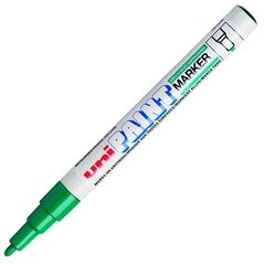 Постоянный маркер Uni-Ball Paint PX-21L Зеленый 12 штук цена и информация | Принадлежности для рисования, лепки | 220.lv