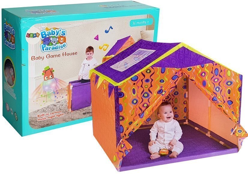 Telts bērniem Lean Toys 112 cm x 110 cm x 102 cm цена и информация | Bērnu rotaļu laukumi, mājiņas | 220.lv