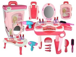 Rotaļu skaistumkopšanas komplekts Lean Toys, rozā cena un informācija | Rotaļlietas meitenēm | 220.lv