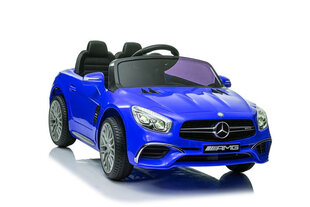 Divvietīgs elektromobilis bērniem Mercedes SL65 S Lean Cars, zils cena un informācija | Bērnu elektroauto | 220.lv