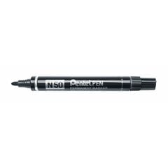 Постоянный маркер Pentel N50-BE Чёрный 12 штук цена и информация | Канцелярия | 220.lv