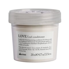 Кондиционер для кудрявых и пушистых волос Davines Essential Haircare Love Curl, 250 мл цена и информация | Бальзамы, кондиционеры | 220.lv