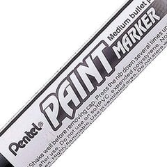 Постоянный маркер Pentel Paint Marker Белый 12 штук цена и информация | Канцелярия | 220.lv