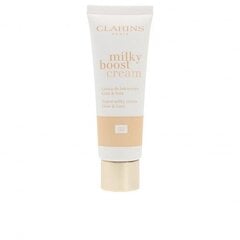 Clarins Milky Boost Cream Glow & Care - BB krém 45 ml  03 #F4B587 цена и информация | Пудры, базы под макияж | 220.lv