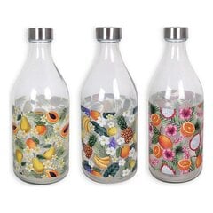 Pudele Stikla Ar augļiem 1L cena un informācija | Virtuves piederumi | 220.lv