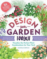 Design-Your-Garden Toolkit: Visualize the Perfect Combination for Your Yard; Step-by-Step Guide with Profiles of 128 Popular Plants, Reusable Cling Stickers, and Fold-Out Design Board cena un informācija | Grāmatas par dārzkopību | 220.lv