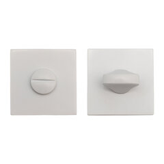 Накладка WC, MUZ-40-WC (Leros), белый цена и информация | Дверные ручки | 220.lv