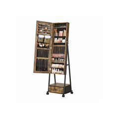 Шкаф для украшений винтажный коричнево-черный цена и информация | Зеркала | 220.lv