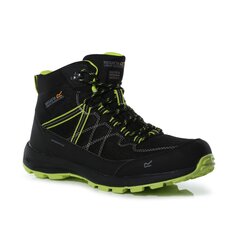 Vīriešu Lite Waterproof Mid Walking Boots Regatta Samaris - melni cena un informācija | Vīriešu kurpes, zābaki | 220.lv