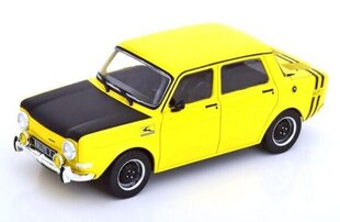 Simca 1000 Rallye 2 1970 Yellow/Black WHITEBOX 1:24 WB124153 cena un informācija | Kolekcionējamie modeļi | 220.lv