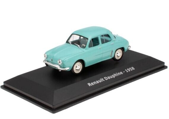 Renault Dauphine - 1958 Light Turquoise HACHETTE 1:43 ADD133 cena un informācija | Kolekcionējamie modeļi | 220.lv