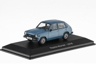 Toyota Starlet - 1978 Blue HACHETTE 1:43 ADD156 cena un informācija | Kolekcionējamie modeļi | 220.lv