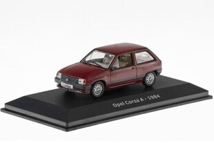 Opel Corsa A - 1984 Dark Red HACHETTE 1:43 ADD157 cena un informācija | Kolekcionējamie modeļi | 220.lv