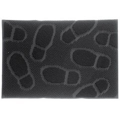Kāju slaukāmais paklājs Pin Mat Melns Gumijas Kāju slaukāmais paklājs (60 x 40 cm) цена и информация | Ковры | 220.lv