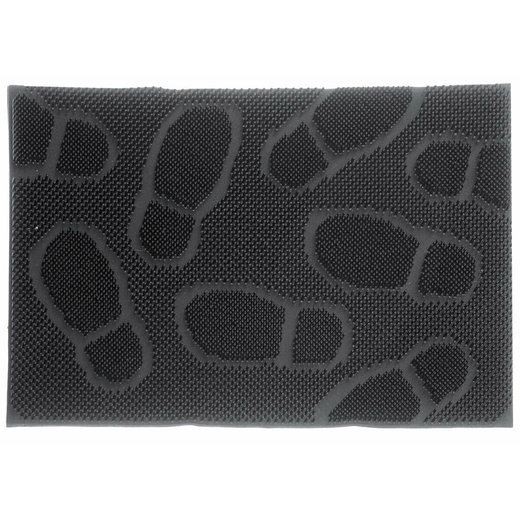 Kāju slaukāmais paklājs Pin Mat Melns Gumijas Kāju slaukāmais paklājs (60 x 40 cm) cena un informācija | Paklāji | 220.lv