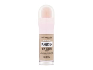 Grima pamats Maybelline Instant Age Rewind Perfector 4-In-1 Glow 00 Fair, 20 ml cena un informācija | Grima bāzes, tonālie krēmi, pūderi | 220.lv