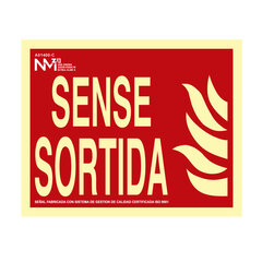 Zīme Normaluz Sense sortida PVC (30 x 15 cm) cena un informācija | Informatīvās zīmes | 220.lv