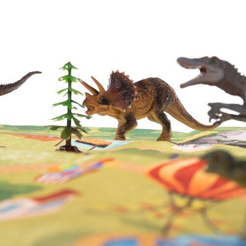Dinozauru parka komplekts Kruzzel 19743, 24 gab cena un informācija | Rotaļlietas zēniem | 220.lv