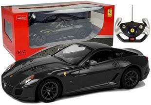 Игрушечный автомобиль Rastar R/C Ferrari 599 GTO, черный цвет цена и информация | Игрушки для мальчиков | 220.lv