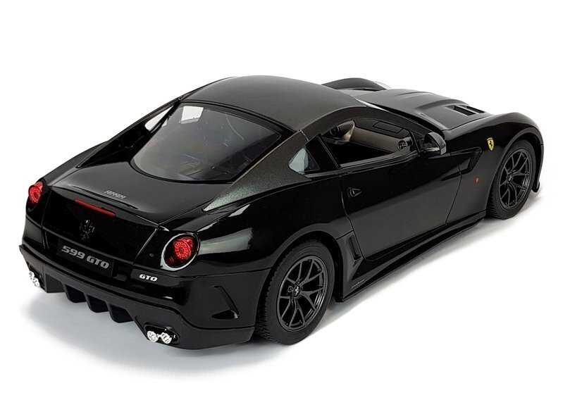 Rotaļu mašīna Rastar R/C Ferrari 599 GTO, melna cena un informācija | Rotaļlietas zēniem | 220.lv