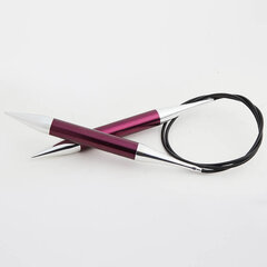 Круговые спицы KnitPro Zing 80 cm, 12.00 mm цена и информация | Принадлежности для вязания | 220.lv