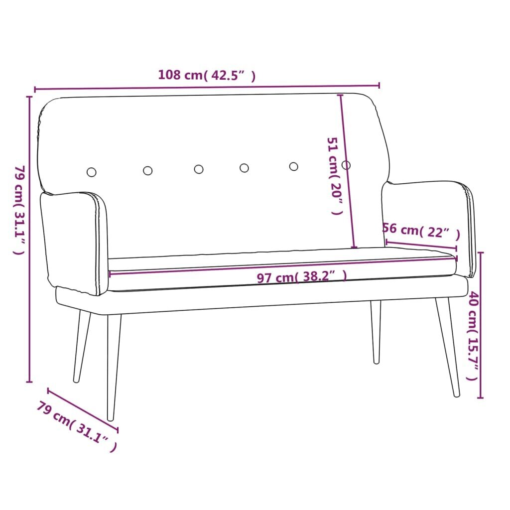 Sols vidaXL, 110x76x80 cm, dzeltens cena un informācija | Apavu skapji, apavu plaukti, priekšnama soliņi | 220.lv