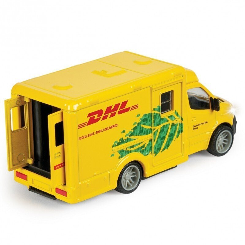 Majorette GS Mercedes-Benz DHL automašīna 12,5 cm 213742000 cena un informācija | Rotaļlietas zēniem | 220.lv