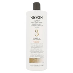 Matu kondicionieris Nioxin - System 3, 1000 ml cena un informācija | Matu kondicionieri, balzāmi | 220.lv