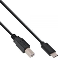 InLine, USB-C - USB-B, 0.5м цена и информация | Кабели и провода | 220.lv