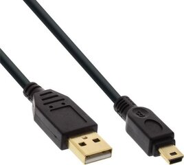 InLine USB-A - miniUSB 0.3 m (31803P) cena un informācija | Savienotājkabeļi | 220.lv