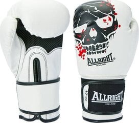 Боксерские перчатки Allright SKULL 12oz белый цвет цена и информация | Allright Волейбол | 220.lv