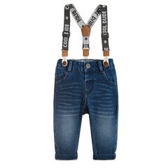 Cool Club джинсы с подтяжками для мальчиков CJB2500703-00 цена и информация | Штаны для мальчика ABN-2894/CZA/098 | 220.lv