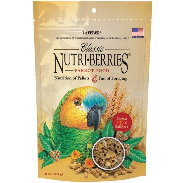 Barība dažādiem papagaiļiem Lafeber's Nutri-Berries Classic, 284 g цена и информация | Putnu barība | 220.lv