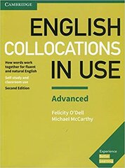 English Collocations in Use (2nd Edition) Advanced Book with Answers cena un informācija | Mācību grāmatas | 220.lv